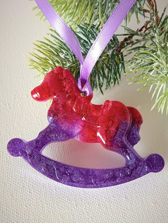 Kalėdinis eglutės žaisliukas „Arkliukas“